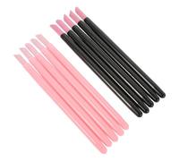 ERINGOGO Lápices para Manicura Removedor de Cutículas 2 Unidades Tamaño Compacto Bolígrafos Pulidores Duraderos Unisex para Cuidado de Uñas en Casa Rosa y Negro