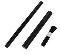 ERINGOGO Lápiz para Rellenar Barba Doble Punta y Cuatro Cabezas Negro, Kit con Cepillo para Barba Masculina, Herramienta para Cuidado y Definición del Bigote, Uso Fácil y Cómodo