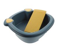 ERINGOGO Lavabo Facial de Plástico Diseño de Orejas de Gato para Niños, Tabla de Lavar Oculta y Estructura Moldeada Pieza, Color Azul, Adecuado para Lavar la Cara Pies Color Aleatorio