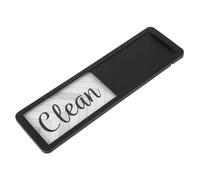 ERINGOGO Letrero Magnético Para Lavavajillas Limpio y Sucio 1 Unidad Acrílico y Abs Negro Señal Para Cocina y Hogar Indicadores De Limpieza Fácil Uso Artículos Básicos