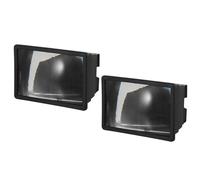 ERINGOGO Lupa de Pantalla para Móvil 3D Negra 2 Piezas, Ampliador de Vídeo HD Compatible Smartphones, Soporte Práctico y Multifuncional para Uso en Casa y Viajes
