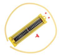 ERINGOGO Manómetros de Presión Diseño Multifuncional y Tubo de Vacío Aleación para Medir Diferencias de Presión en Tuberías Industriales Manguera de 1m