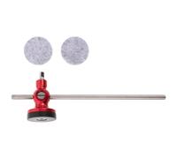 ERINGOGO Maza para Pedal de Batería Doble Cara, Cabezal de Martillo Metálico Rojo, Accesorio de Percusión Resistente y Ligero para Pedal de Bombo, Repuesto Profesional para Instrumentos