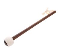 ERINGOGO Mazo de Madera para Gong con Punta de Tela Blanco, Diseño Elegante y Sonido Puro, Baquetas de Percusión Versátiles para Niños y Usos Tradicionales