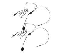 ERINGOGO Micrófono de Condensador Cable 2piezas para Montaje en Cabeza, Alta Reducción de Ruido Vocal, Compacto y Ligero para Altavoces y Ordenadores