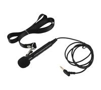 ERINGOGO Micrófono de Mano Miniatura con Cable y Interruptor Amplificador de Voz Portátil Negro para Profesores Guías Turísticos y Presentaciones Aula Micrófono Omnidireccional Compacto