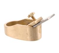 ERINGOGO Mini Brass Violin Thumb Plane Blade Flat Bottom Small Wood Planer Tool For Luthier Woodworking Instrument Fingerboard Manual Cutter