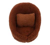 ERINGOGO Mini Sofá para Fotografía de Recién Nacidos - Accesorio de Sofá de Lana para Sesión de Fotos de Bebés - Muebles de Pose para Recién Nacidos para Sesiones de Estudio en Casa