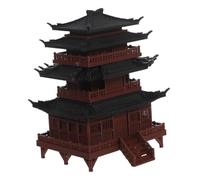 ERINGOGO Miniature Pavilion Sculpture Printed Ancient Chinese Architecture Model For Aquarium Bonsai Zen Garden Decoration Micro Landscape Ornament