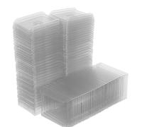 ERINGOGO Molde Base de Casete de Inclusión 7X7X5 MM Molde para Patología 100 Unidades Apilable para Laboratorio de Histología y Biopsia