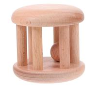 ERINGOGO Móvil de Madera para Niño 0-2 Años, Juguete Educativo Sensorial Natural de 6.50X6.50X6.20Cm para Desarrollar la Audición y Percepción Táctil en Comunicación Padre e Hijo