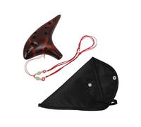 ERINGOGO Ocarina Ahumada de Doce Instrumento Musical de Cerámica Clave C para Principiantes y Estudiantes de Flauta