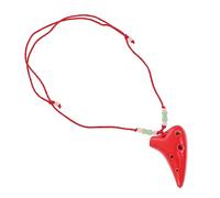 ERINGOGO Ocarina de Mini de Roja Instrumento Étnico Creativo de Ligera para Principiantes y Fácil de Aprender y Portátil