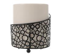 ERINGOGO Organizador de Cucharas para Estación de Café de Cerámica Negra, Soporte Grande para Utensilios de Cocina, Tarro Práctico para Palitos de Fruta y Agitadores en Barra de Café