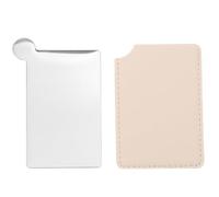 ERINGOGO Paleta de Maquillaje y Decoración de Uñas de Acero Inoxidable para Mezclar Bases Líquidas y Esmalte de Uñas, Bandeja Versátil Maquillaje On-the-go