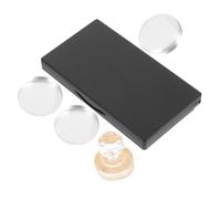 ERINGOGO Paleta de Sombras Vacía Rectangular con Espejo Estuche Maquillaje Portátil Reutilizable Compartimentos con Bandejas de Aluminio para Cosméticos para Mujeres y Viajes