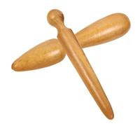 ERINGOGO Palitos de Madera para Masaje de Pies y Cuerpo, Herramienta de Masaje Multiusos 2piezas, Diseño Tradicional Retro, Fácil de Sostener para Uso Indoor y Outdoor