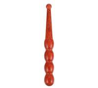 ERINGOGO Palo de Masaje de Madera Rojo Compacto para Acupresión y Reflexología, Varilla de Masaje Facial y Corporal, Suministro Ligero para Spa y Uso Doméstico