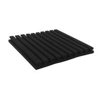 ERINGOGO Panel acústico negro: panel autoadhesivo de insonorización para karaokes, estudios y aulas. Alta densidad para reducir el ruido de pared, 50 x 50 cm.