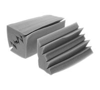 ERINGOGO Panel Acústico para Esquinas 3 Bloques 24X12X12Cm Espuma Insonorizante Trapezoidal Absorción de Graves y Reducción de Eco para Salas de Escucha Cabinas Vocales Gris Retardante de Fuego