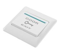 ERINGOGO Panel de Botón de Salida para Control de Acceso Comercial, Placa de Pared Tipo 86, Cubierta Resistente para Timbre de Puerta, Botón Pulsar Diseño de Reinicio Automático,