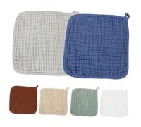 ERINGOGO Paños De Algodón Para Bebés 6 Uds, Muselina Extra Absorbente De 6 Capas, Suaves y Antideshilachados, Para Eructar y Limpiar Regurgitaciones, Uso Diario Para Recién Nacidos y Cuidado Delicado