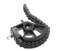 ERINGOGO Pedal de Bombo Negro para Batería Electrónica con Cadena Doble, Sensibilidad Ajustable y Compatibilidad Versátil, Accesorio de Repuesto para Actualización