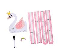 ERINGOGO Pegatina de Altura para Niños Dibujos de Animales 3d, Adhesivo de Pared Extraíble, Decorativo para Guardería y Dormitorio Infantil, Vinilo Medidor de Altura, Tamaño Mediano, Juego