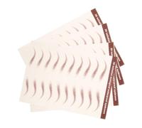 ERINGOGO Pegatinas de Cejas Postizas Impermeables 4 Hojas Tamaño Natural Efecto 3d Temporal para Mujeres Maquillaje Diario