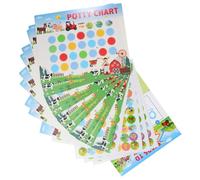 ERINGOGO Pegatinas de Entrenamiento para Orinal Infantil Tabla de Rutinas Diarias para Niñas Reutilizables y Fáciles de Aplicar Diseño para Fomentar Autonomía el Wc