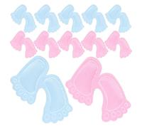 ERINGOGO Pegatinas para Revelar el Género del Ñiño 200 Piezas Huellas de Ñiño Rosa y Azul No Tejidas Decoración para Fiesta Revelación de Género Accesorios para Fotos Shower Confeti