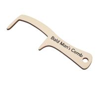 ERINGOGO Peine De Madera Para Hombre Calvo Broma Gigante 1 Unidad Tamaño Grande Masajeador Cuero Cabelludo Cuidado Personal Uso Diario Hogar Oficina