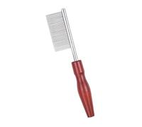 ERINGOGO Peine Multifuncional para Mascotas Compacto Resistente al Desgaste para Gatos y Perros Dientes Finos para Limpieza y Masaje Detecta Pulgas y Elimina Pelo Suelto Cómodo y Duradero