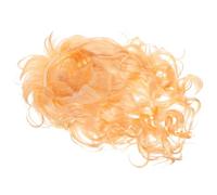 ERINGOGO Pelucas de Cosplay Largas Rizadas Pelucas Rubias con Flequillo para Mujer Cabello Sintético Resistente al Calor para Fiestas de Disfraces y Cosplay