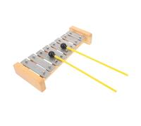 ERINGOGO Piano Infantil De Aluminio Piano De Percusión Con 8 Notas Xilófono Diatónico Para Glockenspiel Xilófono Caqui