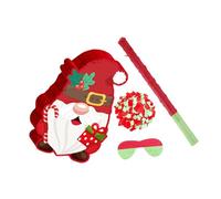 ERINGOGO Piñata de Navidad Colgante con Diseño de Material Resistente con Papel Crepé Incluye para Fiesta Infantil Decoración para Eventos Navideños