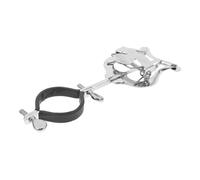ERINGOGO Pinza Plegable para Partituras de Trompeta y Lira de Metal Plata, Compacta y Antideslizante para Banda de Marcha y Actuaciones
