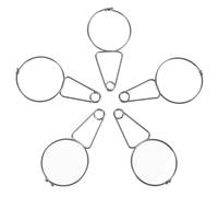 ERINGOGO Pinzas de Acupresión para Orejas 5 Unidades Masajeador de Reflexología Auricular sin Imán Herramienta Ergonómica para Aliviar el Estrés de Cabeza Terapia Portátil para