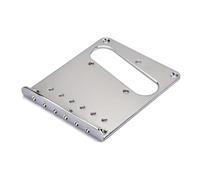 ERINGOGO Placa de Puerte Tl 6 Puntos Ajustables de Acero Cromado para Guitarra Eléctrica y Diseño Fácil de Instalar para Guitarra Eléctrica y Cigar Box Guitar