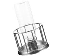 ERINGOGO Plato de Agua para Tortugas y Reptiles Mini Acero Inoxidable Antisalpicaduras Comedero Compacto para Pequeños Animales de Bebedero Práctico para Mascotas Reptantes