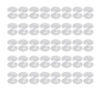 ERINGOGO Platos Protectores de Velas 100 Unidades de Plástico Transparente Diámetro 2,7 CM para Velas en Iglesias y Eventos Conmemorativos Evitando Goteo