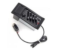 ERINGOGO Preamplificador Ecualizador Bandas Piezoeléctrica Guitarra Acústica Fácil Instalación