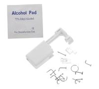 ERINGOGO Profesional de Perforación con Máquina Inoxidable Incluye Perforador y Aros Quirúrgicos para Doméstico Fácil de Operar para Principiantes y