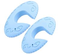 ERINGOGO Protector contra Pellizcos de Dedos para Puerta de Silicona Azul 2 Piezas, Tope de Puerta Infantil Antipinchazos, Seguridad Bebés, Accesorio Antiahíllo y Protección Infantil
