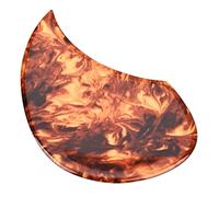 ERINGOGO Protector de Guitarra Acústica Adhesivo Placa Antirrayaduras de Celuloide Grueso Color Amarillo Placa Protectora Resistente a Impactos para Guitarra Acústica