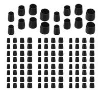 ERINGOGO Protectores de Tacón Alto para Zapatos Negros 20 Pares (xs, S, M, L) Antideslizantes, Resistentes al Desgaste y Absorbentes de Impactos, Ideales para Eventos y Uso en Exteriores