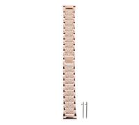 ERINGOGO Pulsera de Repuesto Chic con Incrustaciones de Cristales para Watch Correa Metálica de Acero Inoxidable Duradera y Práctica Compatible con Reloj Unisex Diseño Fácil de Cambiar
