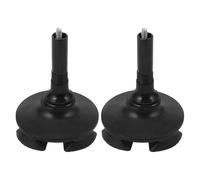 ERINGOGO Puntas Antideslizantes para Bastón Base Cuadrúpeda Caucho Resistente Diámetro Interior 19 MM 2 Unidades Accesorio para Muletas y Bastones de Trekking Adecuado para Senderismo