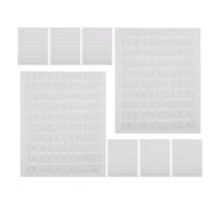 ERINGOGO Puntos Adhesivos de Doble Cara Transparentes Removibles 800 Unidades 100 por Hoja X 8 Hojas Masilla Adhesiva para Colgar Carteles y Decoración de Pared Uso Multifuncional