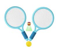 ERINGOGO Raquetas Bádminton y Tenis para Material Duradero y Antideslizante Juego Familiar para Exteriores y Aprendizaje Deportivo Color Aleatorio
